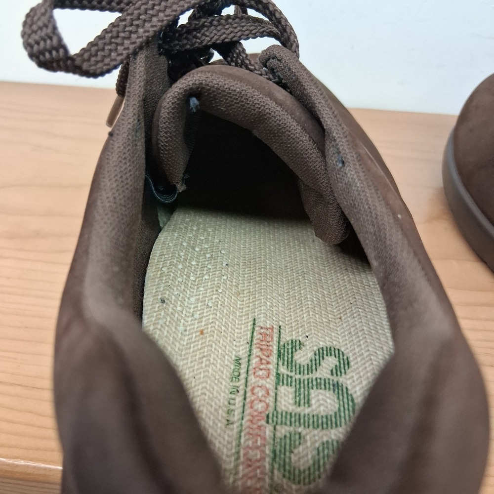 SAS‎ FREE TIME Womens Size 10 M Chocolate Brown Soft Suede Casual Comfort Shoes - Picture 12 of 13